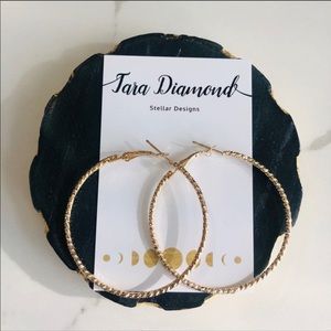 Stellar Hoop Earrings- NWT